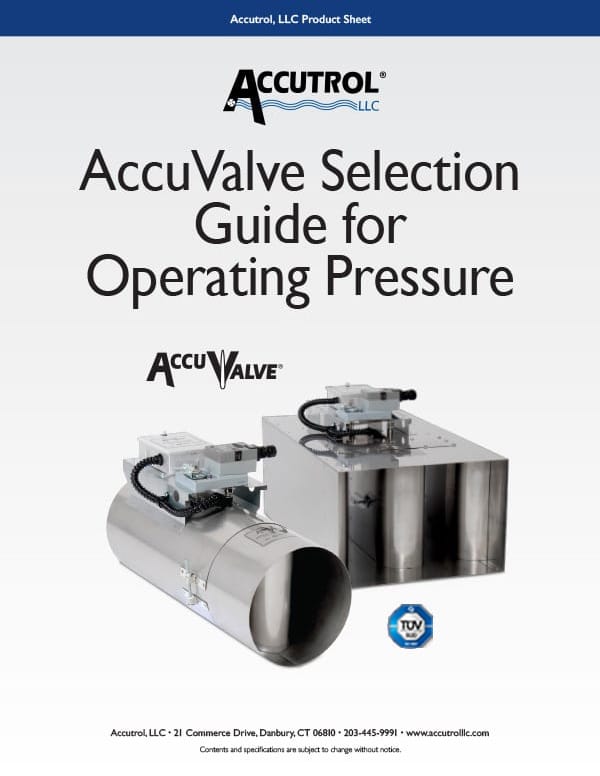 AccuValve Selection Guide